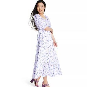 LoveShackFancy Target Gemma Puff sleeve dress LG